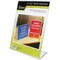 Nudell Sign Holder, Side Loading, 4"x6", Clear NUD35446 - alternate 1
